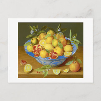 Citroenen, Sinaasappels en Pomegranaat Briefkaart