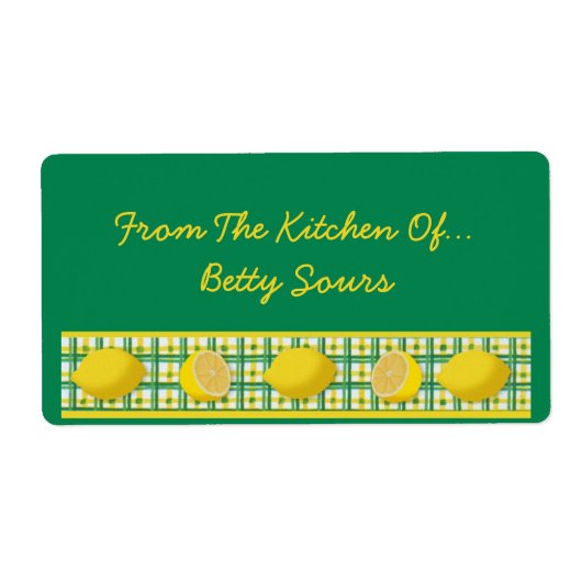 Citroenen uit de keuken van Label (Voorkant)