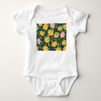 citroenfruit naadloos patroon romper