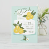 Citroengebak Brunch Uitnodiging (Staand voorkant)