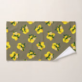 Citroengeel Gingham Bad Handdoek (Handdoek)