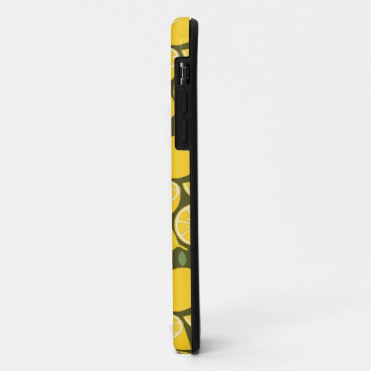 Citroengeel Modern Fun Schattige Case-Mate iPhone Case (Achterkant/links)