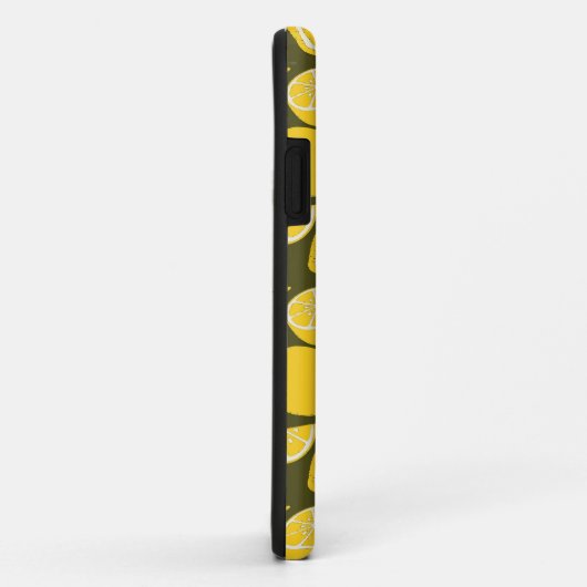 Citroengeel Modern Fun Schattige Case-Mate iPhone Case (Achterkant/rechts)