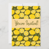 Citroengeel Modern Fun Schattige Kaart (Voorkant)
