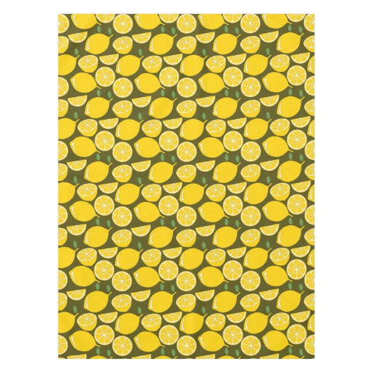 Citroengeel Modern Fun Schattige Tafelkleed (Voorkant)
