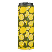 Citroengeel Modern Fun Schattige Thermosbeker (Achterkant)
