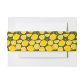 Citroengeel Modern Fun Schattige Uitnodigingen Wikkel (Voorkant Voorbeeld)
