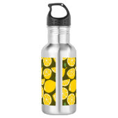Citroengeel Modern Fun Schattige Waterfles (Achterkant)
