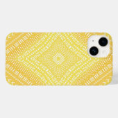 Citroengele Boho Mandala kaleidoscoop Case-Mate iPhone Case (Achterkant (horizontaal))