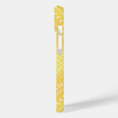 Citroengele Boho Mandala kaleidoscoop Case-Mate iPhone Case (Achterkant / Links)