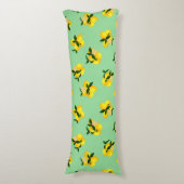 Citroengroen Lichaamskussen (Voorkant Verticaal)