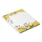 Citroenmosterd Notitieblok (Schuin)