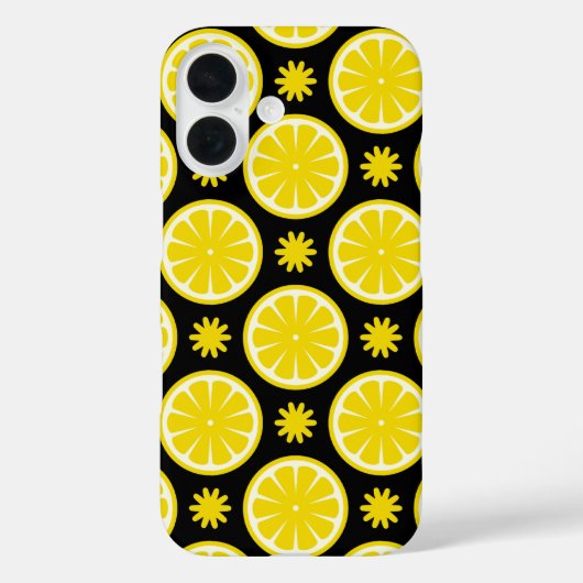 Citroenpatroon Case-Mate iPhone Case (Achterkant)