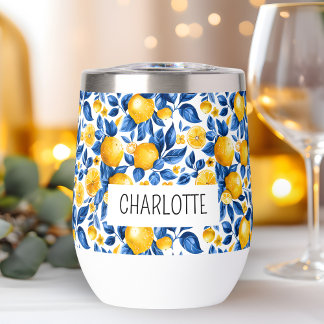 Citroenpatroon Tropische Fruit Gepersonaliseerde N