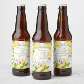 Citroensap bier etiket (Flessen)