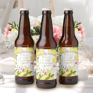 Citroensap bier etiket