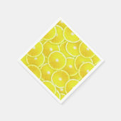 Citroenschijfjes digitale montage servetten (Hoek)