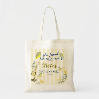 citroenthema ze vond haar grote liefde geel tote bag
