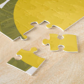 Citroentuin: eindeloos behang legpuzzel (Zijkant)