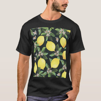 Citroenvrucht: naadloos patroonontwerp t-shirt