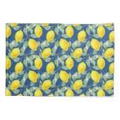 CITROENVRUCHTEN IN LANDBLAUW KUSSENSLOOP (Achterkant)