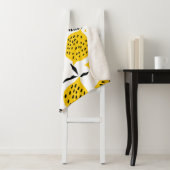 Citroenvruchten:  naadloos ontwerp. sherpa deken (In situ)