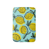 Citroenvruchten:  zomermotief. badmat (Voorkant Verticaal)