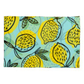 Citroenvruchten:  zomermotief. kussensloop (Achterkant)