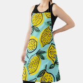 Citroenvruchten:  zomermotief. schort (Insitu)