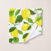 Citron Aquarelle (Gant de toilette)