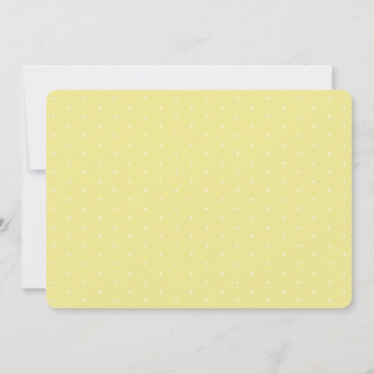 Citron Bébé Bleu Photo 1er anniversaire Invitation (Dos)