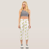 Citron Capri Leggings Jus Cool Boire la fête d'été (Recto)