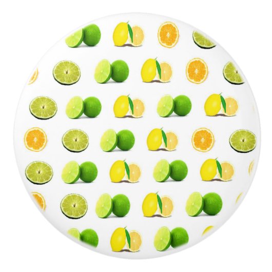 Citron, chaux et bouton orange de buffet de (Devant)