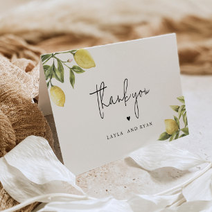 CITRON Citroen Citrus Dank u kaart