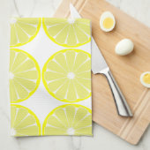 Citron Citrus Retro Serviette de cuisine Cadeau (Quart Plié)