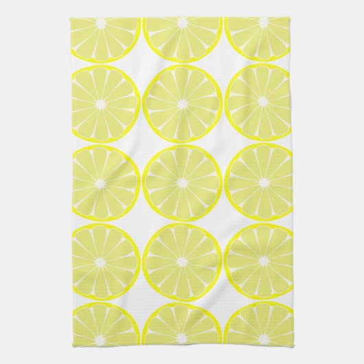 Citron Citrus Retro Serviette de cuisine Cadeau (Vertical)