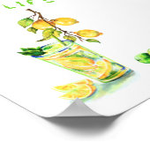 Citron Cool Boire Lemonade Été Poster (Coin)