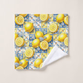 Citron de luxe d'Amalfi Diamants Méditerranée (Gant de toilette)