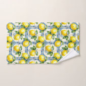 Citron Diamants Art Déco Luxe (Serviette à main)