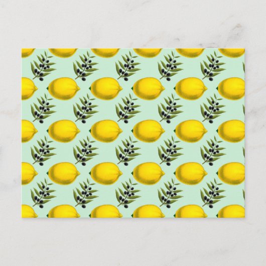 Citron et olives Forever Carte postale (Devant)