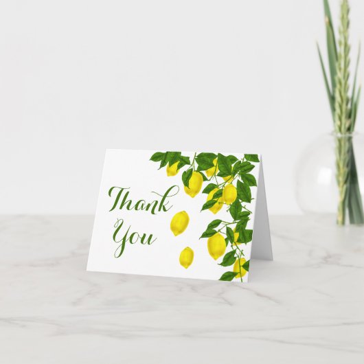 Citron Jaune Merci Mariage Citron Vert (Devant)