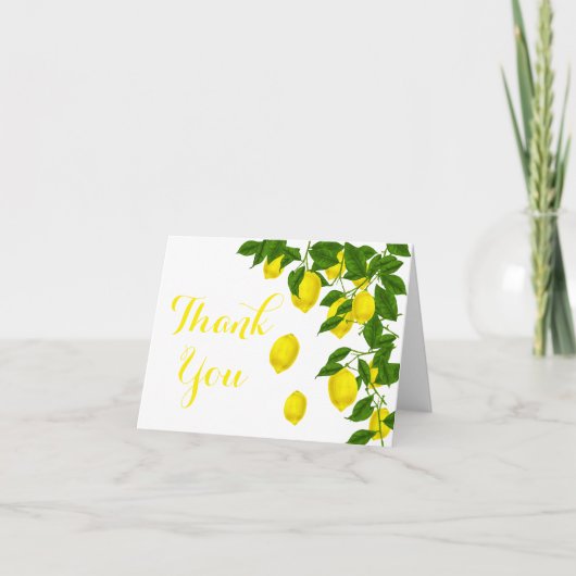 Citron Jaune Merci Mariage Citron Vert (Devant)