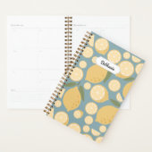 Citron jaune personnalisable Motif sans couture (Devant avec enveloppe)