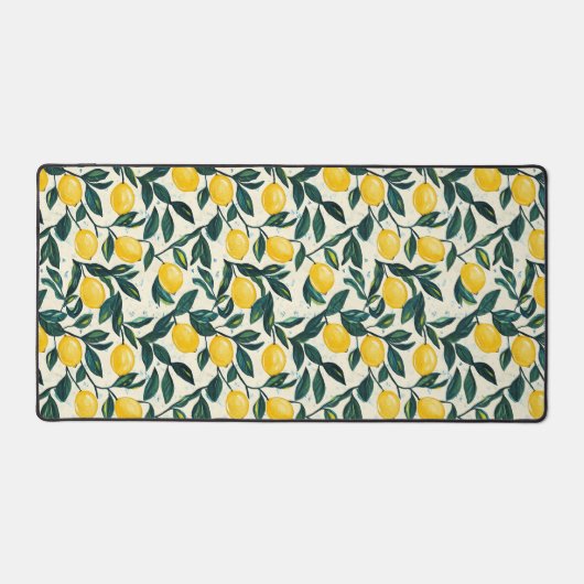 Citron jaune vif à motif (Recto)