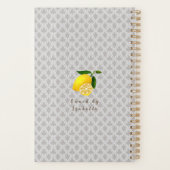 Citron Jours Motif Gris (Dos)