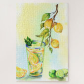 Citron Jus Cool Boire Lemonade Jigsaw Puzzle (Vertical)