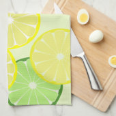 Citron Lime Cuisine serviette cadeau (Quart Plié)
