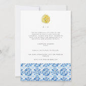 Citron Méditerranéen Sauvegarder La Carte Mariage  (Dos)