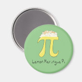 Citron Meringue Pi Cute Math Pi Day Magnet (Recto/Verso)