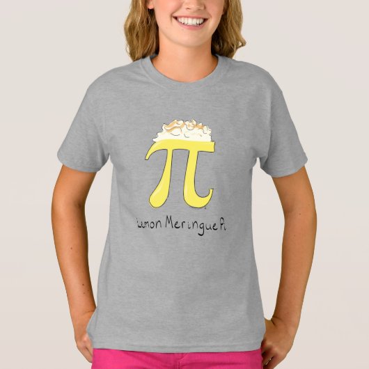 Citron meringue Pi mignonne Math T-shirt fille de (Devant)